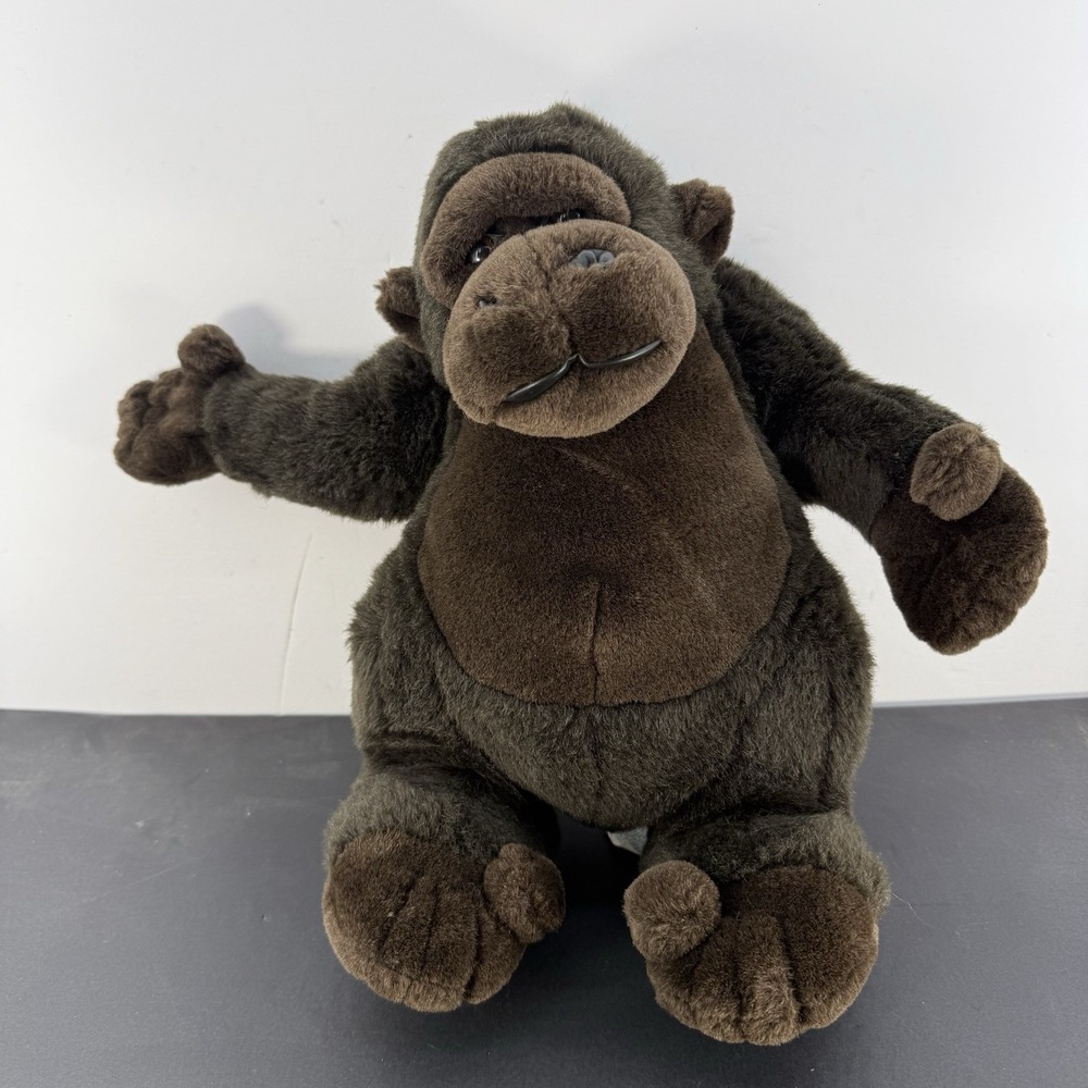 VTG Kids of America Corp Gorilla Plush Brown Monkey EUC